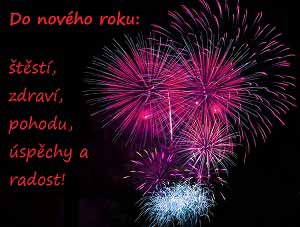 Přání do nového roku Pohlednice